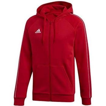 adidas CORE18 FZ Hoody Sweatshirt, Hombre, Power Red/White, 3XL