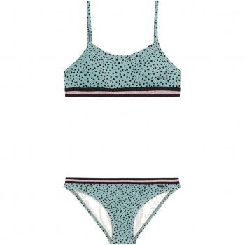 Bikini de niña Protest Prtmisha Jr con estampado colorido, material resistente al agua, protección UV, tirantes ajustables y diseño cómodo