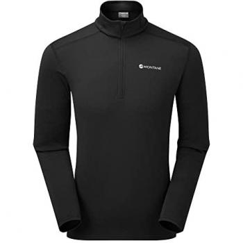 Montane Men's Protium Lite Hooded Fleece Pullover Black Size S