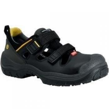 ejendals 3108 - Tamaño de 47 47 jalas 3108 Monza Grip Seguridad Sandalias - Negro/Gris/Amarillo