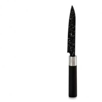 Cuchillo de Cocina KINVARA Mármol Negro Acero Inoxidable Plástico 12 Unidades 2,5 x 24 x 2,5 cm