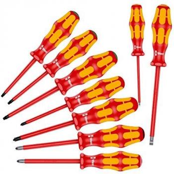 160 i/162 i/167 i/9 Juego de destornilladores Kraftform Plus Serie 100, 9 piezas