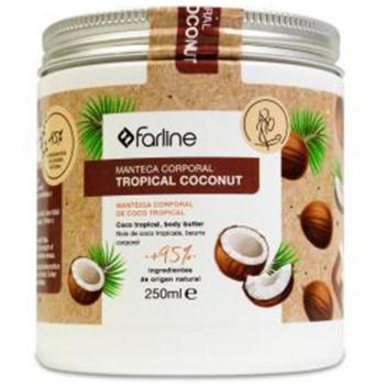 Farline Manteca Corporal Tropical Coconut 250ml