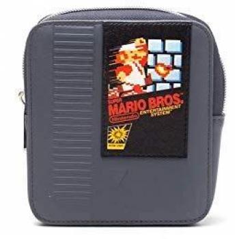 Super Mario Wallet Cartridge Shaped Coin Purse Grey