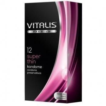 Vitalis Condoms - Vitalis Super Thin Condones - Paquete de 12 condones