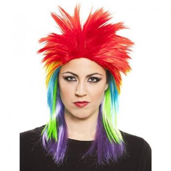 Peluca de Punk Multicolor