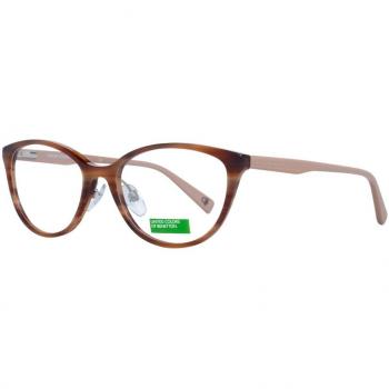 United Colors of Benetton BEO1004 151 Women's Eyeglasses Brown Size 53 (Frame Only) - Blue Light Block Available
