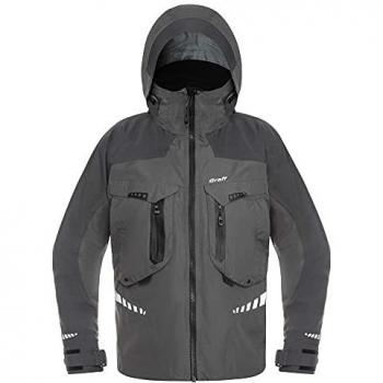Chaqueta de pesca impermeable Graff 632-B Verde Hombre, traje de pesca profesional para exteriores (XXXL)