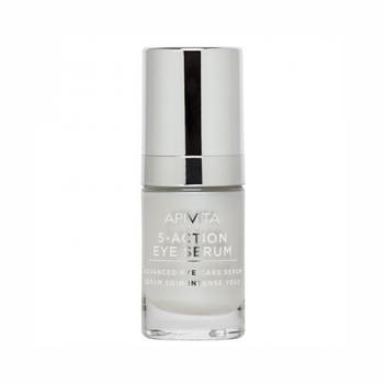 Apivita 5-Action Eye Serum - Anti-aging, hydrating, firming, brightening, and soothing eye serum with natural ingredients