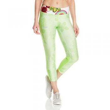 Desigual Leggings Capri, mujer, color Verde - verde, tamaño L
