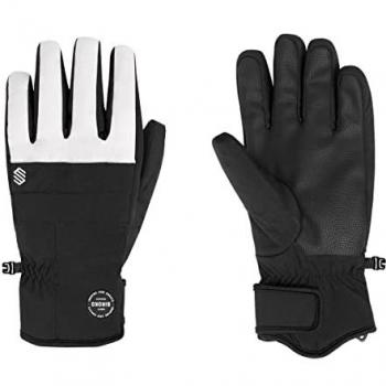 Guantes térmicos esquí y nieve VOSS White Negro XL Siroko