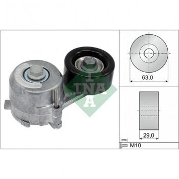 Brazo tensor de correa poli V INA 534 0650 10 para Opel y Vauxhall