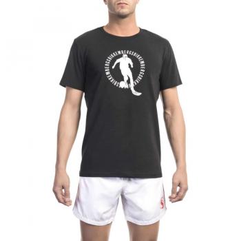 Bikkembergs Black Cotton T-Shirt - S