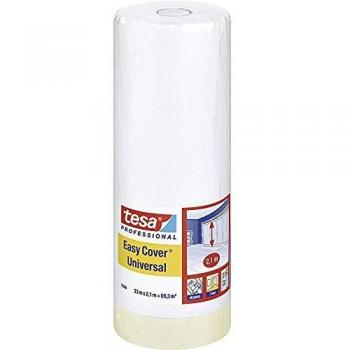Tesa Easy Cover® Película Protectora de Mascarado Marrón Claro 33 m x 2.1 m
