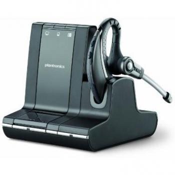 Plantronics Savi W730-M - Auricular de clip con micrófono y soporte