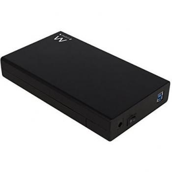 Ewent EW7056 Carcasa Negra para Disco Duro Externo SATA de 3.5 con USB 3.1