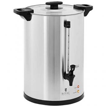 Cafetera de hostelería 20 L Royal Catering RC-CU20-2 Acero inoxidable Máquina expendedora Cafetera automática