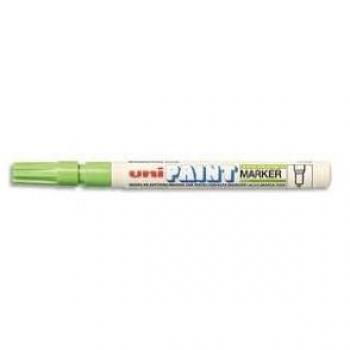 Uniball 719503 marcador permanente de punta fina color verde claro