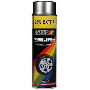 Spray para llantas Motip plata acero 500 ml