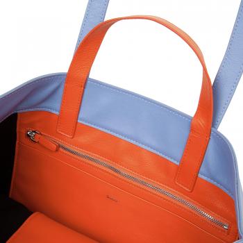 Bolso de hombro de piel Dudu con doble asa, suave, colorido, elegante y grande