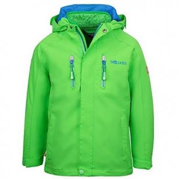 Trollkids Chaqueta Niños 3 en 1 Lofoten, Color Luz Verde/Azul Talla 3 años