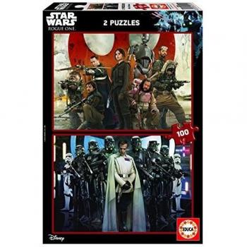 Star Wars - Puzzle Rogue One, 2 x 100 Piezas
