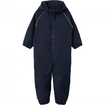 Mono Softshell Alfa Unisex Color Sólido Azul Oscuro 3 Años