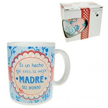 Pinkmarket MA15012 - Taza cerámica de desayuno y café. MUG Cup de desayuno para leche, agua, zumo de frutas. Modelo MADRE es un hecho?