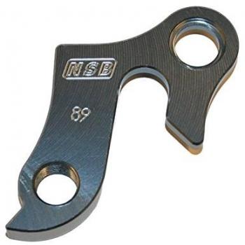 NSB Kona/Marin/Bianchi/BMC/diamonback Pata de Marchas para Marco Unisex, Plata