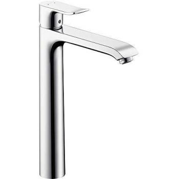 Hansgrohe 31082000 Metris grifo monomando de lavabo, 260mm con vaciador automático, cromo