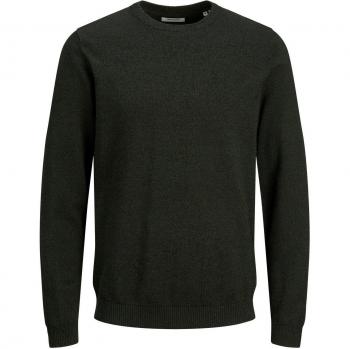 Jersey Basic Verde Jack & Jones para hombre