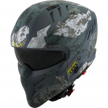 Casco Modular Suomy Urban Squad Camuflaje Verde Marrón Talla M