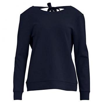 Vila Clothes Vinolivia L/s Open Back Sweat Top-FAV Nx, suéter para Mujer, Gris Light Grey Melange, 40