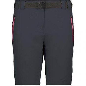 Cmp Pantalones Cortos Bermuda 3t51146 Gris Mujer, pantalones cortos tipo bermuda para mujer, color gris, talla 34, ideales para actividades al aire libre y montaña