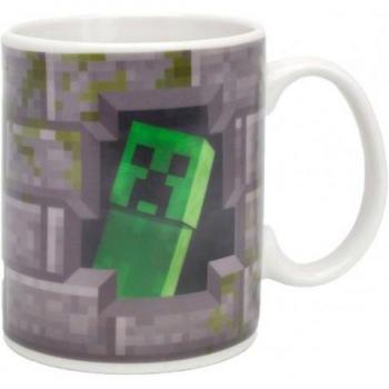 Taza Minecraft Creeper que cambia de calor
