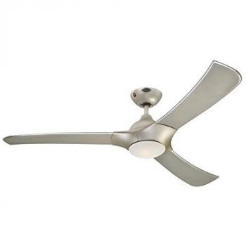 Westinghouse Lighting Techno Ventilador de Techo Integrado, 10 W, Titanio, 132 cm