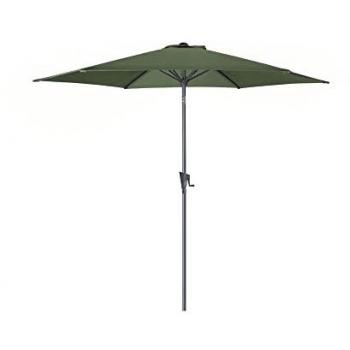 Parasol de Jardín Inclinable con Manivela Ø 300 cm en Aluminio y Acero - Kaki