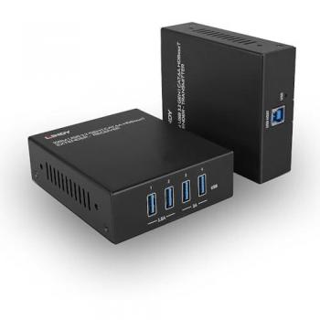 Lindy 100m USB 3.2 Gen 1 HDBaseT KVM Extender