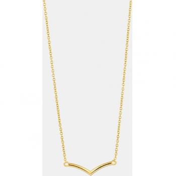 Collar Radiant Basics V de Plata Dorada