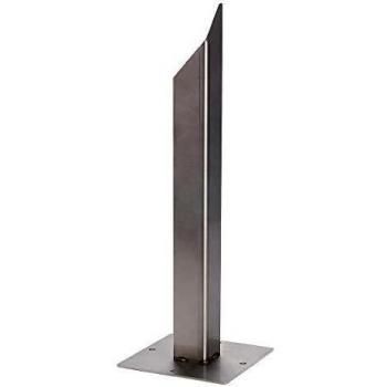 Slv Gris Acero galvanizado/Estaca para lámpara, iluminación de jardín, terraza, Plantas, Caminos, luminaria, proyector de Exterior