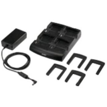 Zebra 4-Slot Cradle Kit Interior Negro - Cargador