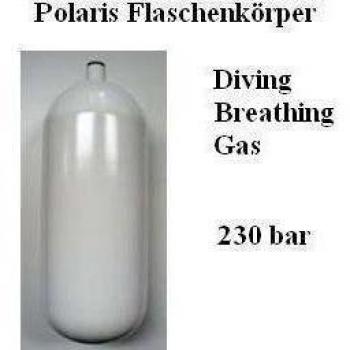 Polaris 15 L cuerpo acero Diving respiración Gas - 19015