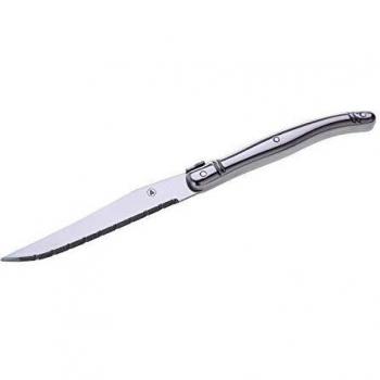 LAGUIOLE - Set de 6 Cuchillos para Bistec - Hoja de 11 cm - acero inoxidable - cromado
