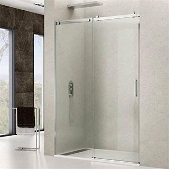 GME Rotary Frontales Mamparas de Ducha, 100-105 cm Tamaño, Transparente