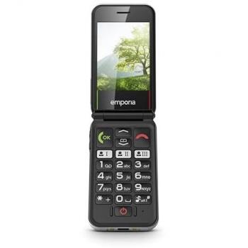 Teléfono Emporia SIMPLICITYglam 4G Negro (2.8, para personas mayores, con teclas)