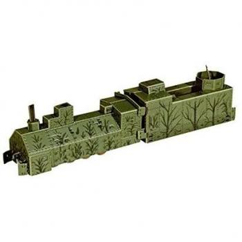 Clever PAPER-Keranova302 Collection Armored Locomotora De Vapor De Ferrocarril Puzle 3D, Multicolor Keranova_302