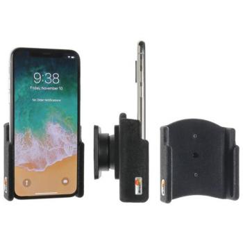 Brodit Soporte pasivo Ajustable para Apple iPhone X, iPhone XR y iPhone XS, iPhone 11, Color Negro