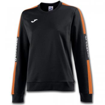 Joma Champion IV Sudaderas, Niñas, Negro-Naranja, XS