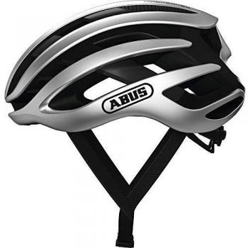 Abus Airbreaker Road Bike Helmet - Gleam Silver / Large / 58cm / 62cm