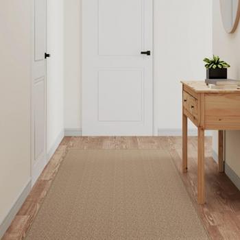 Alfombra de pasillo Sisal Arena 80x150 cm Marrón